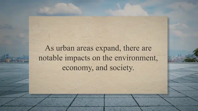 Video thumbnail for The Impact of Urban Development