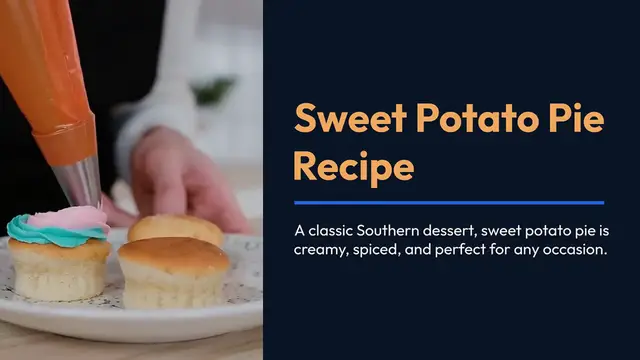 Video thumbnail for Delicious Sweet Potato Desserts: Pie, Cupcakes, and Pudding Recipes