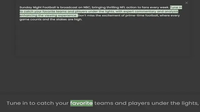 Video thumbnail for to catch your favorite teams and players under the lights, with expert commentary and analysis enhancing the viewing experience. Don't miss the excitement of prime-time football, where every game counts and the