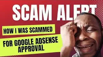 Video thumbnail for 🔥Adsense Scam: How I was scammed for Adsense Approval😭 #viral