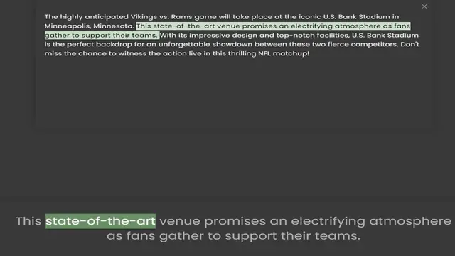 Video thumbnail for Minneapolis, Minnesota. This state-of-the-art venue promises an electrifying atmosphere as fans gather to support their teams. With its impressive design and top-notch facilities, U.S. Bank Stadium is the perfect backdrop for an unfor