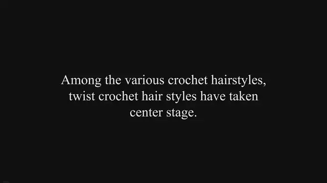 'Video thumbnail for 5 Beautiful Twist Crochet Hair Styles'