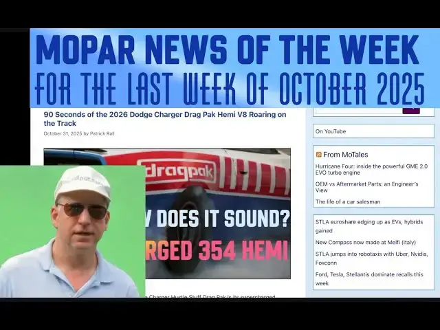 'Video thumbnail for Mopar News Wrap: Last Week of October 2025'