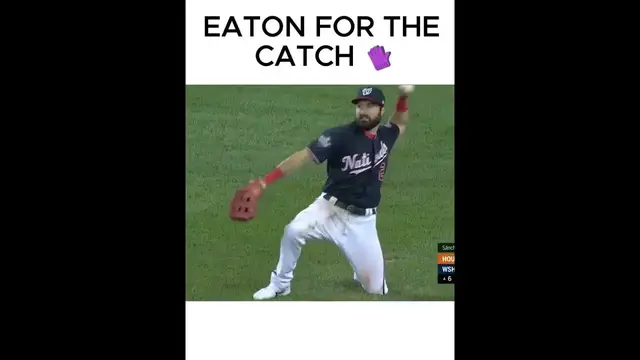 'Video thumbnail for Adam Eaton Lays Out for a Huge Catch in Right! 🧤🔥'