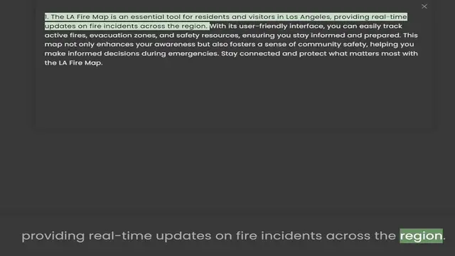 Video thumbnail for updates on fire incidents across the region. With its user-friendly interface, you can easily track active fires, evacuation zones, and safety resources, ensuring you stay informed and prepared. This map not only enhances your awareness b