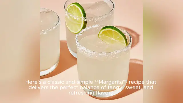 Video thumbnail for margarita recipe