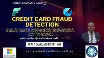 Video thumbnail for Credit Card Fraud Detection Machine Learning in Fabric Notebook