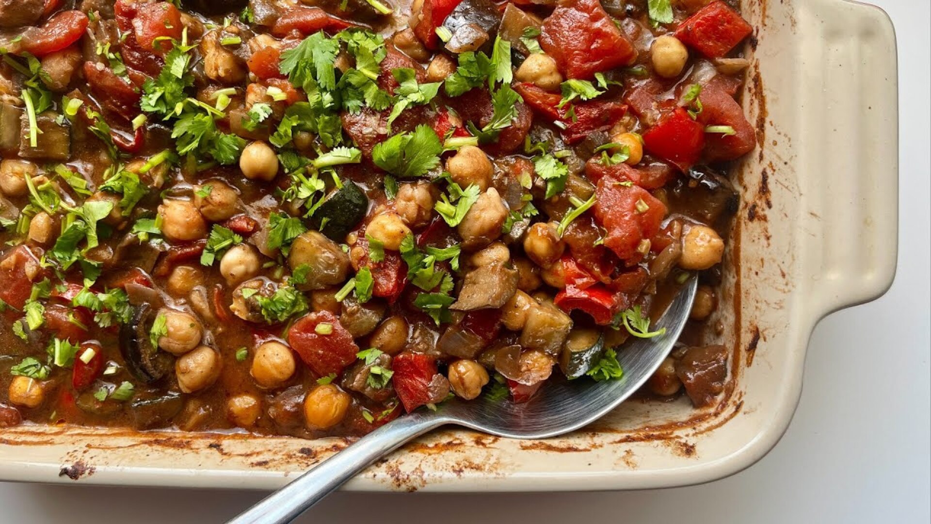 Video thumbnail for Baked Ratatouille Casserole With Garam Masala Recipe