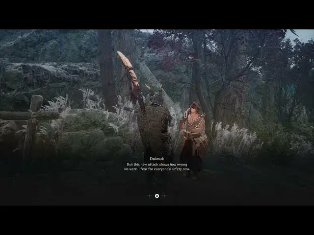 Video thumbnail for The First Berserker: Khazan - First Act of Revenge: Phraugh: Cabin on the Cliff | Talk To Duimuk