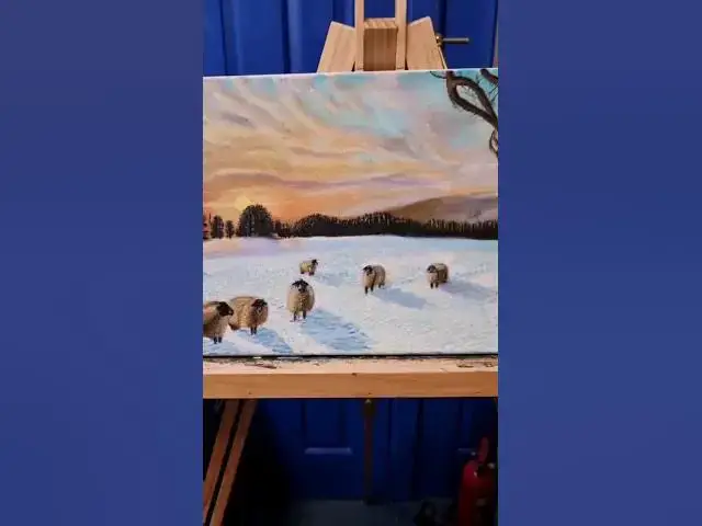 Video thumbnail for Realism Sunset #painting