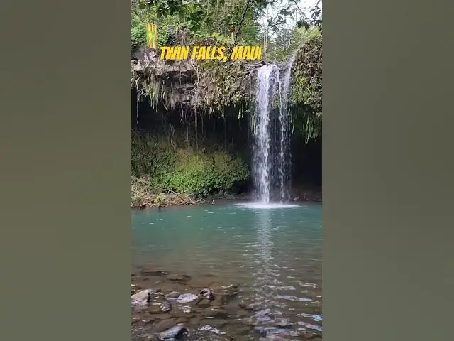 Video thumbnail for Twin Falls Maui Waterfall #hawaii