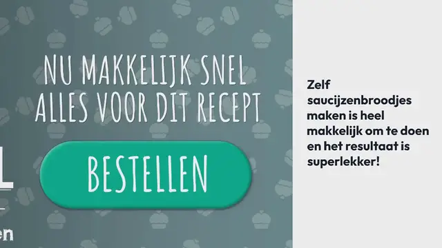 Video thumbnail for Saucijzenbroodjes recept