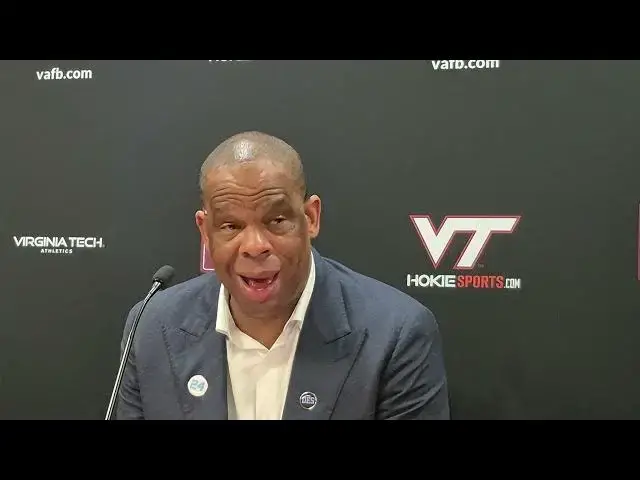 'Video thumbnail for Video: #UNC coach Hubert Davis after the Tar Heels' blowout victory at Virginia Tech'