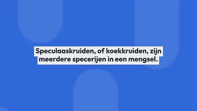 Video thumbnail for Zelf speculaaskruiden maken