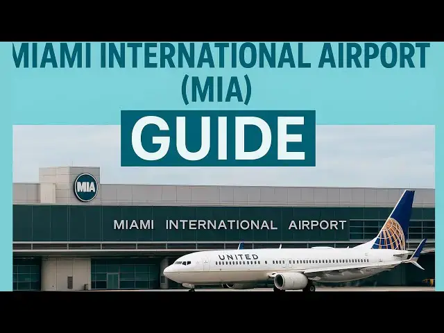 Video thumbnail for Miami International (MIA) Airport Guide: Navigating One of the Busiest Airports in the U S