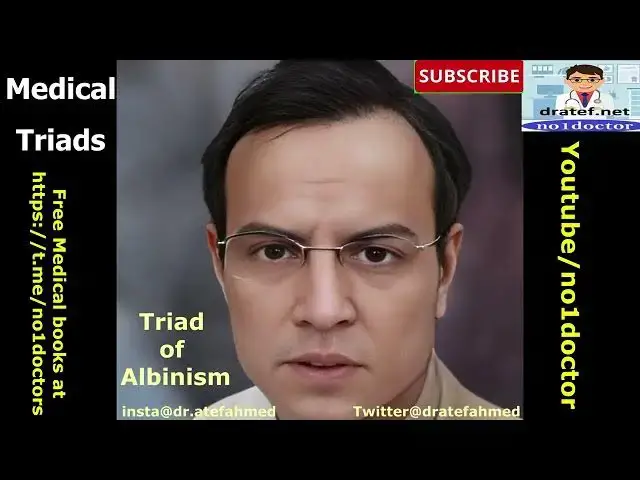 Video thumbnail for Triad of Albinism/Medical Triads/Medical Mnemonics /#shorts/Medical students/Frcs/Usmle/no1doctor