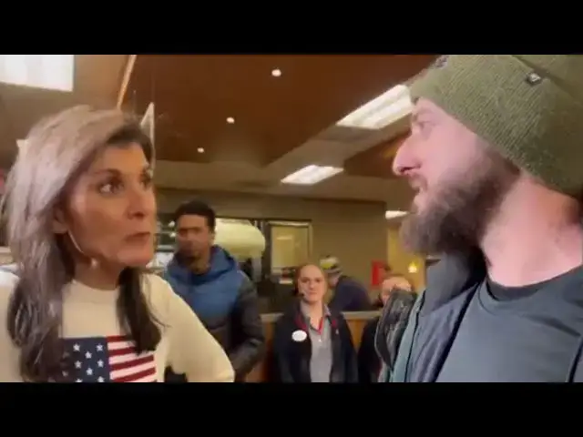 Video thumbnail for Brutal! - Veteran Destroys Nikki Haley To Her Face - 'You Are Not Gonna Beat Trump'