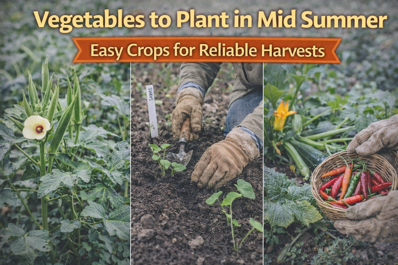 Video thumbnail for Vegetables to Plant in Mid Summer | Easy Crops for Reliable Harvests