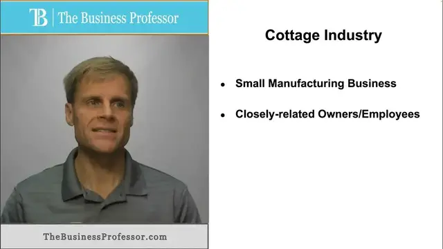 Video thumbnail for What is a Cottage Industry?