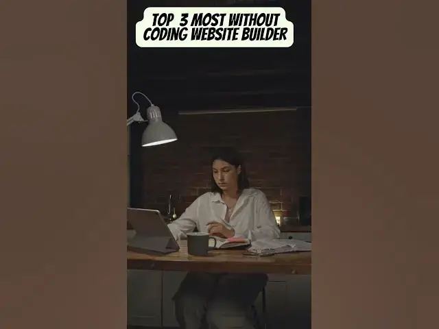 'Video thumbnail for Top most without coding website Builders in 2023'