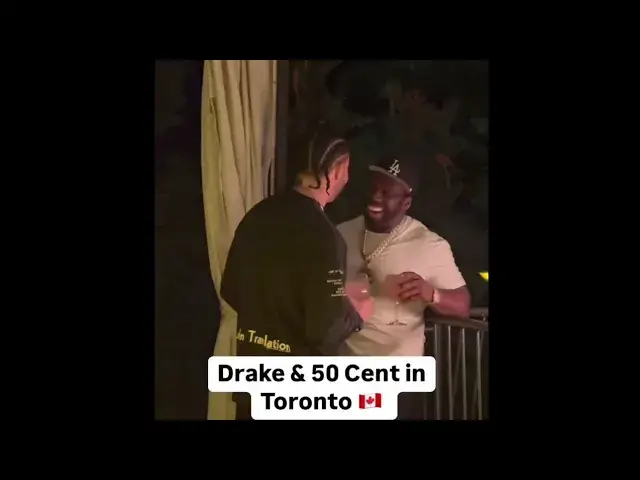 'Video thumbnail for Drake and 50 Cent Linked up in Toronto'