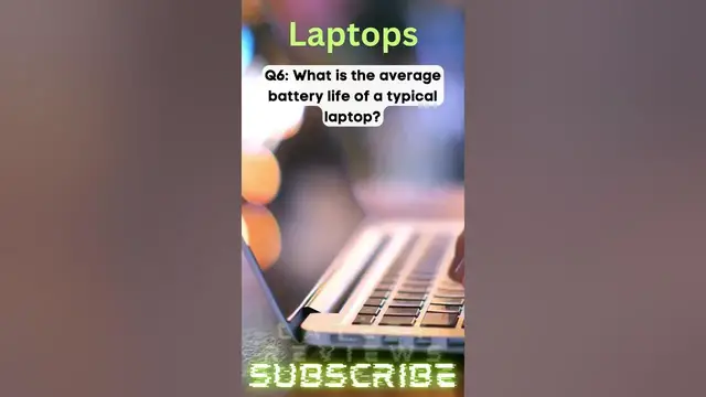 Video thumbnail for Unveiling the Truth: What is the Average Battery Life of a Typical Laptop?