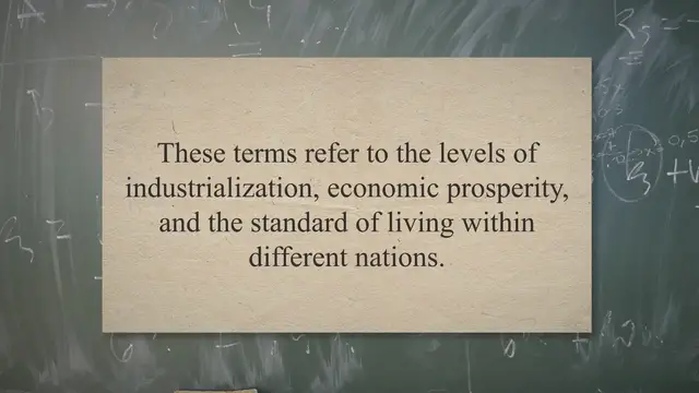 Video thumbnail for Characteristics of Developed and Developing Countries