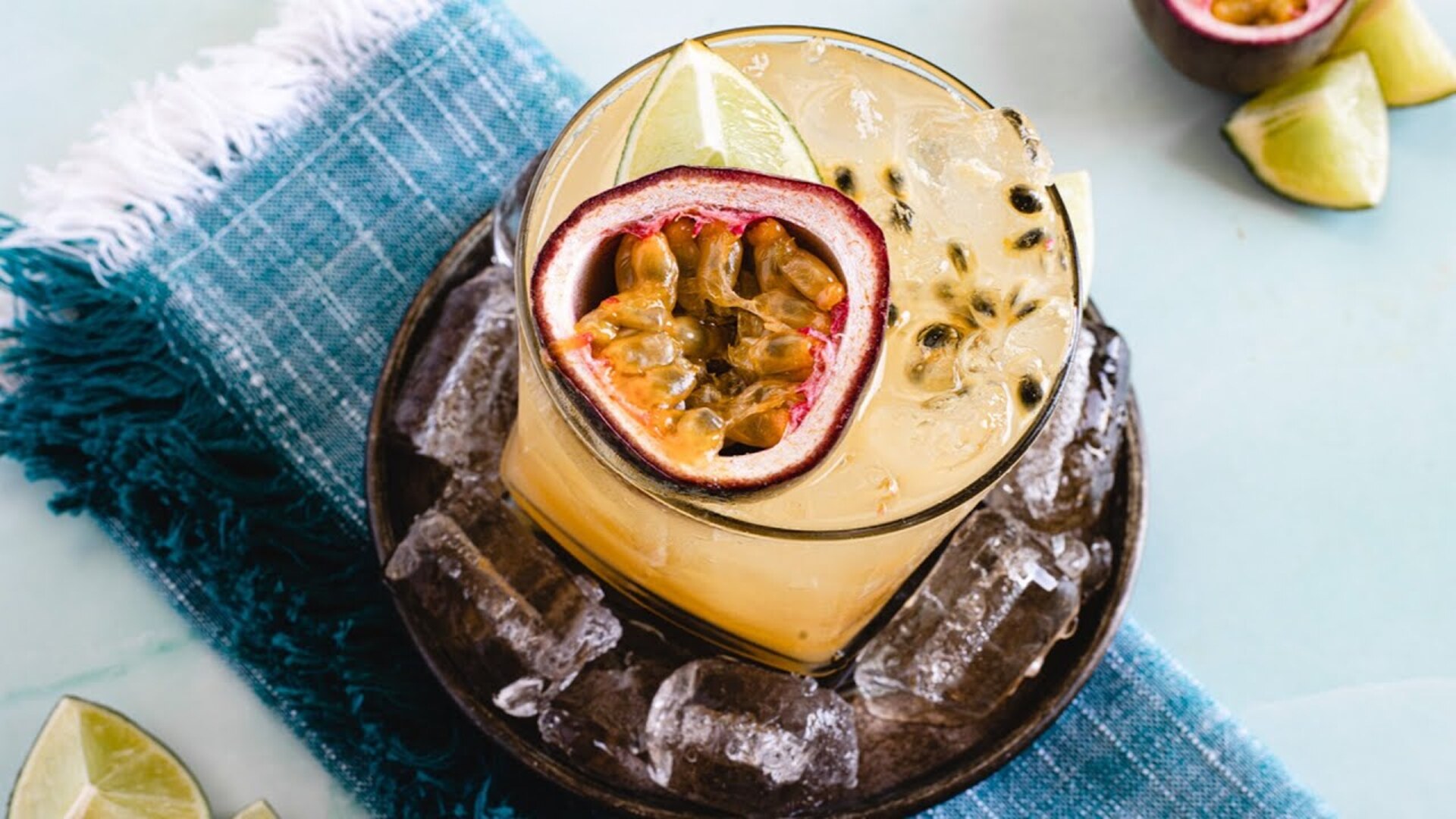 Video thumbnail for Passion Fruit Caipirinha Cocktail Recipe