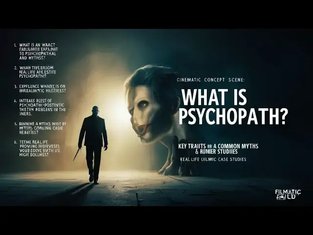 Video thumbnail for What is a Psychopath? Exploring Traits, Myths, and Real-Life Cases