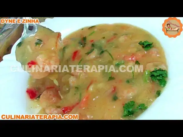 Video thumbnail for Creme de Mandioca Com Camarão, Bobó de Camarão Cremoso à Nossa Moda