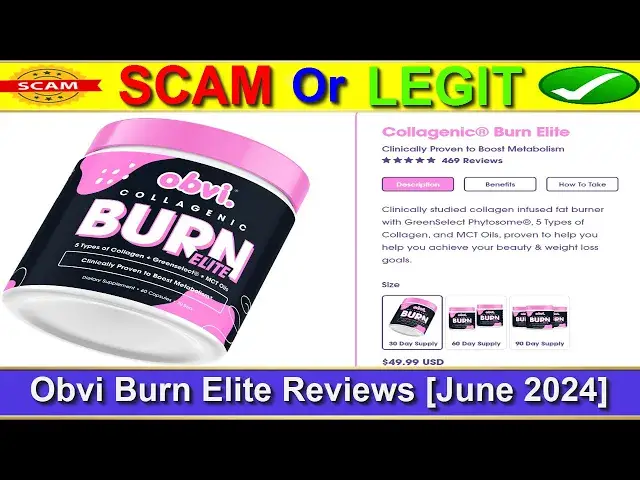 Video thumbnail for Obvi Burn Elite Reviews (June 2024) - Is This An Original Product? Find Out! | Product Review