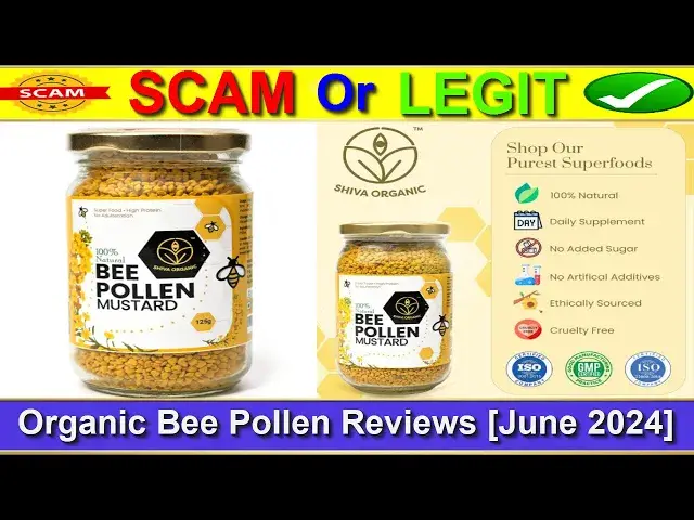 Video thumbnail for Organic Bee Pollen Reviews (June 2024) - Is This An Original Product? Find Out! | Product Review