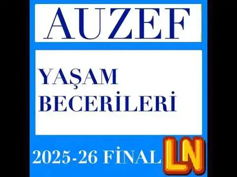 Video thumbnail for Yaşam Becerileri 2025-2026 Final Soruları
