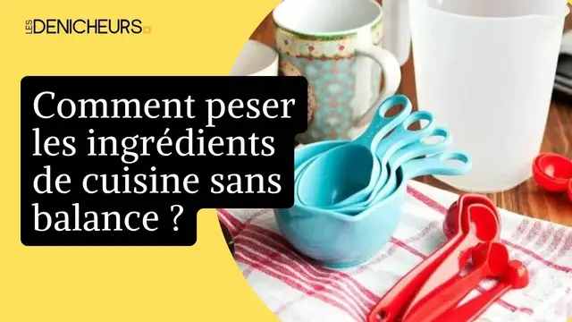 Video thumbnail for 🧁 Astuces pour peser les ingrédients de cuisine sans balance ⚖️ 👩‍🍳