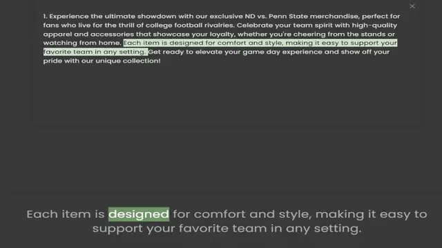 Video thumbnail for fans who live for the thrill of college football rivalries. Celebrate your team spirit with high-quality apparel and accessories that showcase your loyalty, whether you're cheering from the stands or watching from home. Each item is desig