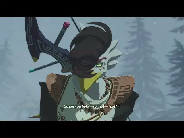 Video thumbnail for Hyrule Warriors: Age of Imprisonment - Shadows In The Snow: Raphica, Rito Elder Intro Cutscene