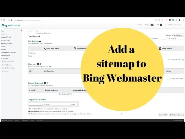 Video thumbnail for How to add a sitemap and new blog posts to Bing Webmaster