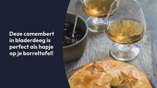 Video thumbnail for Camembert in bladerdeeg – recept