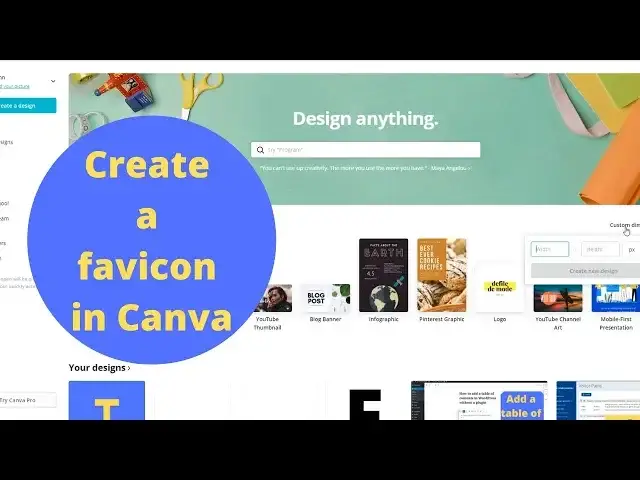 Video thumbnail for How to create a favicon in Canva and upload to your WordPress website guide