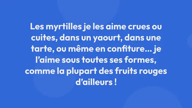 Video thumbnail for Douceur à la vanille et aux myrtilles