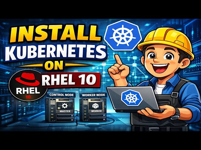 Video thumbnail for How Install Kubernetes on RHEL 10 with CRI-O | kubeadm Step-by-Step