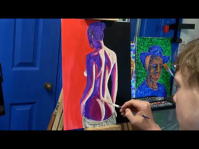 Video thumbnail for Painting Nude Woman (1 Hour Painting)