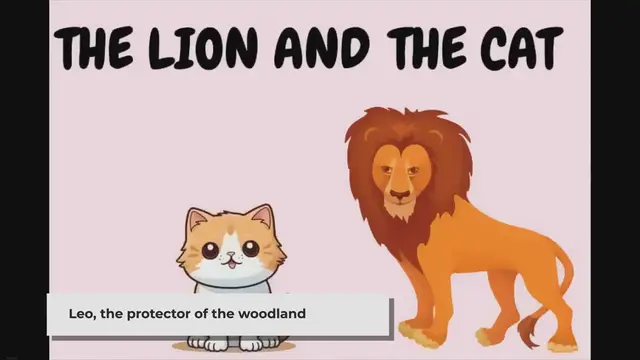 'Video thumbnail for The Lion And The Cat Short Story'