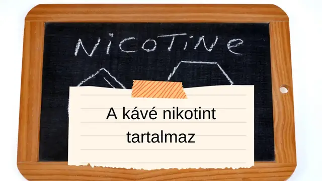 Video thumbnail for A kávé nikotint tartalmaz