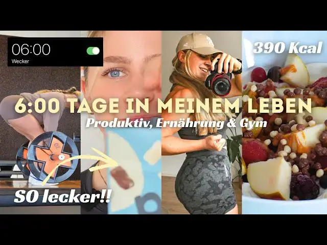 Video thumbnail for 6:00 TAGE IN MEINEM LEBEN | Abnehm-Rezepte + Tipps & Gym