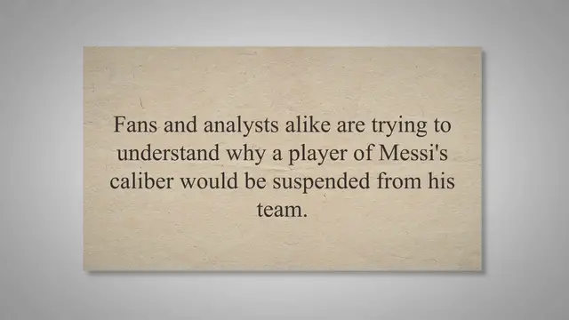 'Video thumbnail for  Messi suspended from PSG for Traveling to Saudi Arabia'